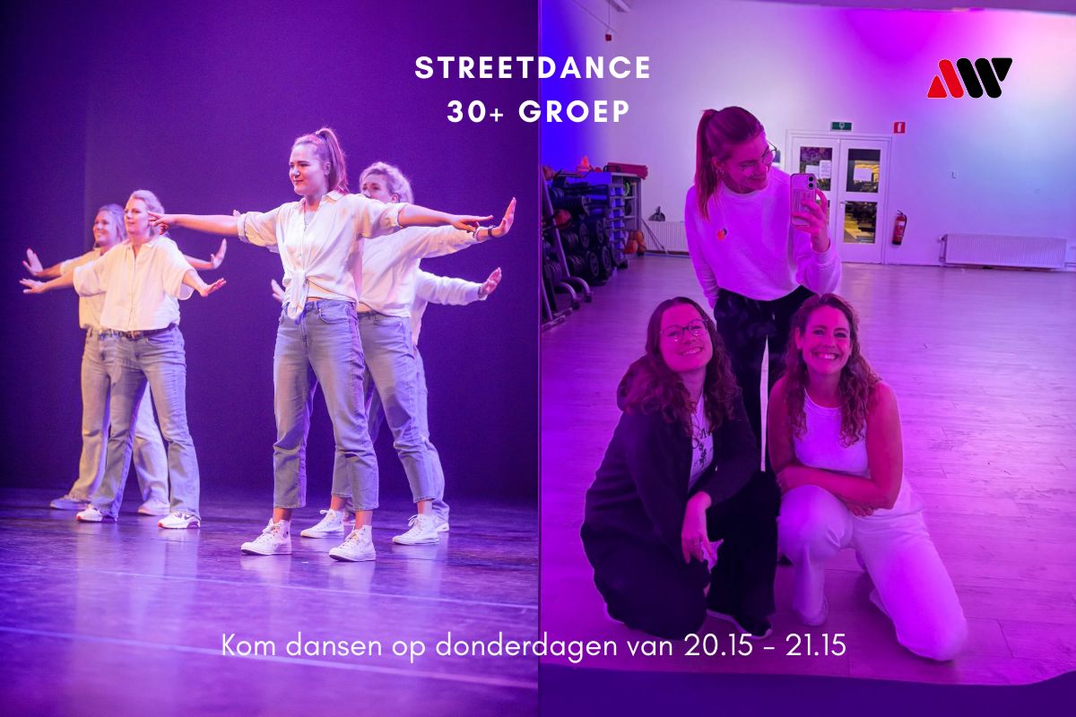 Kom in beweging en ontdek onze 30+ Streetdance groep! 💃
